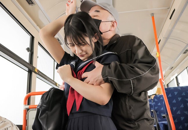 ☆JK×痴漢×輪姦☆変態痴漢集団に犯される美少女女子高生・バス車内で次々チ〇コを入れられる・羞恥公開性交【宮島めい】