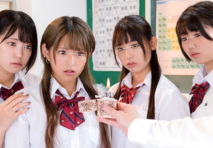 【言いなり学園】「お前ら…俺に抱かれたいんだよな？」催眠で支配したJKたちが全裸で交わり合いながらボクのアレを取り合う！