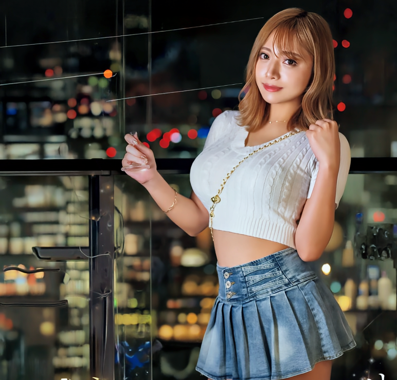 【ギャル】パパ活をしている女の子はデカ◯ンを目の前にすると超淫乱に・・乳首をビンビンしながらお尻を揺らしてガン突きSEX！
