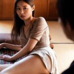 【汗ばむ兄嫁】『私を抱きたいの？』太ももがエロい夏目彩春に欲情するボク！股ぐらの間に勃起を突っ込みたい