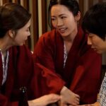 【女教師たち】『私としましょ』「いいえ、私よ」二人の先輩の取り合いになる新米教師！出張先で人妻がエロすぎて