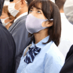 【痴漢】「あう...あん♡」制服姿のエロスレンダー清純女子校生がスケベ親父にカラダを弄られて...トイレで強引に中出しレイプ！