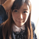 【女子校生】ロリ顔制服姿のスレンダーエロ美乳JKが初めてのアダルト動画出演！フェラと騎乗位が初々しい！辻倉あかり