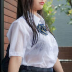 【女子校生レイプ】「雨宿り…させてもらえますか？」制服姿のエロロリスレンダー美少女JKが欲情男に犯される！鈴の家りん