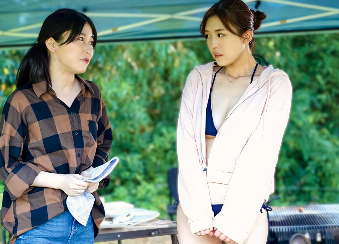 【ながえスタイル】~若妻交換~「旦那より気持ちイイかも…♡」スレンダーエロ巨乳な美人主婦が浮気セックス！七瀬いおり