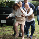 「熟妻レイプ」「いやぁ！助けて！！」借金の返済を迫った帰り道に襲われてしまうスレンダーエロ美乳な美人おばさん主婦