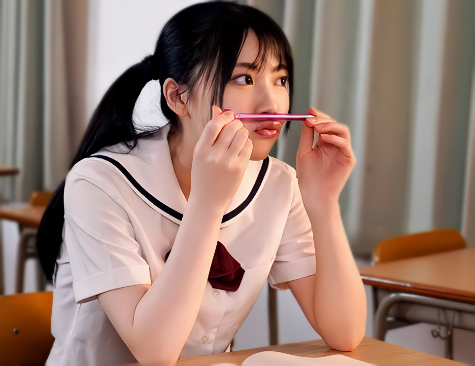 【女子校生】「フェラすると興奮しちゃって…」制服姿のスレンダーエロロリ美少女JKがオジサンとスケベセックス！石川澪