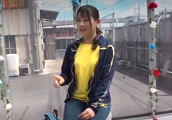 【女子大生MM号】「体力測定させてください！」スレンダーエロ美乳な美少女JDがマジックミラー号でスケベな検査！