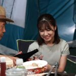 【町内会まわしテント】『奥さん、イケる口だね』キャンプに参加した妻は中年のオヤジたちに囲まれて！酔ったあと…