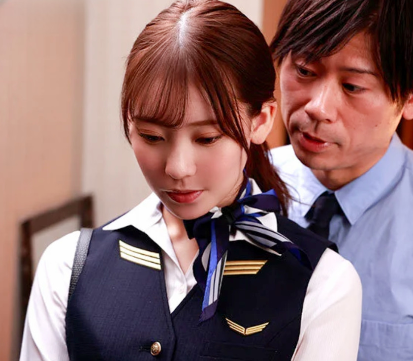 【女子社員レイプ】「朝まで帰らせないよ…」スレンダーエロ美乳な美人CAがホテルで上役に寝取られセックス！楓ふうあ