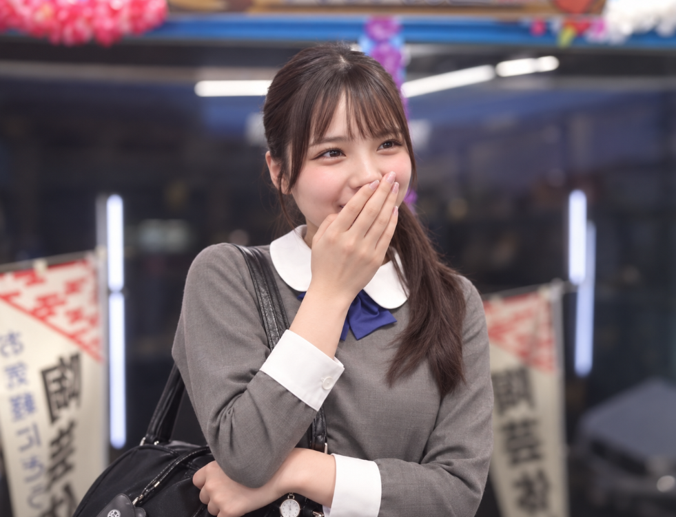 【マジックミラー号】「こんな陶芸…ホントにあるんですか？」制服姿のロリ顔スレンダーエロ美乳な美少女JKがスケベ企画に挑戦