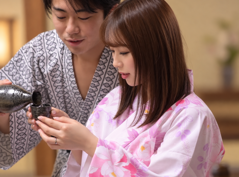 【人妻旅行】「さ、奥さん…飲んじゃってよ♡」スレンダー美乳なギャル風若妻主婦が会社の同僚に寝取られ不倫セックス