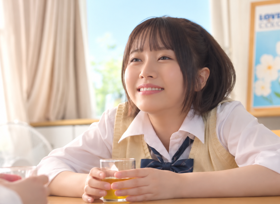【女子校生】「私も一緒に住みたい♡」兄夫婦が住む家に乗り込む制服姿のエロロリ美少女JKが近親相姦行為！