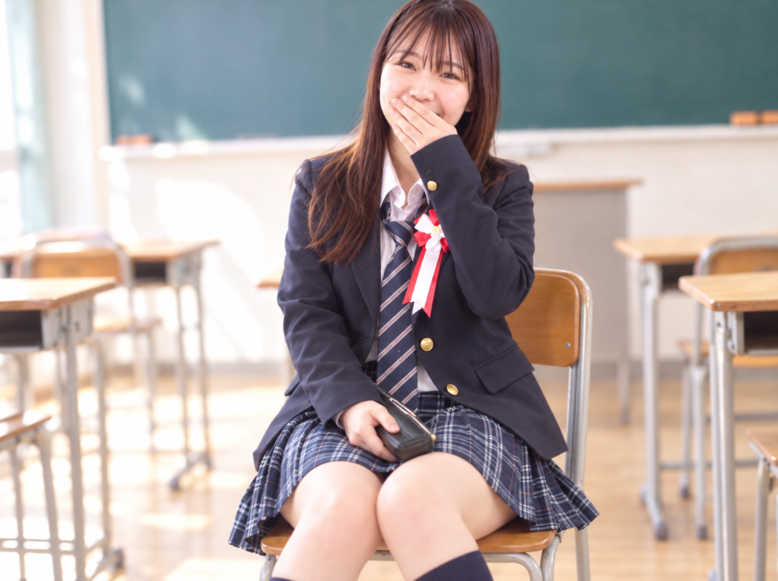 【女子校生ナンパ】「え…10万円くれるなら…♡」制服姿のスレンダーエロロリギャル風美少女JKが卒業と同時に生セックス