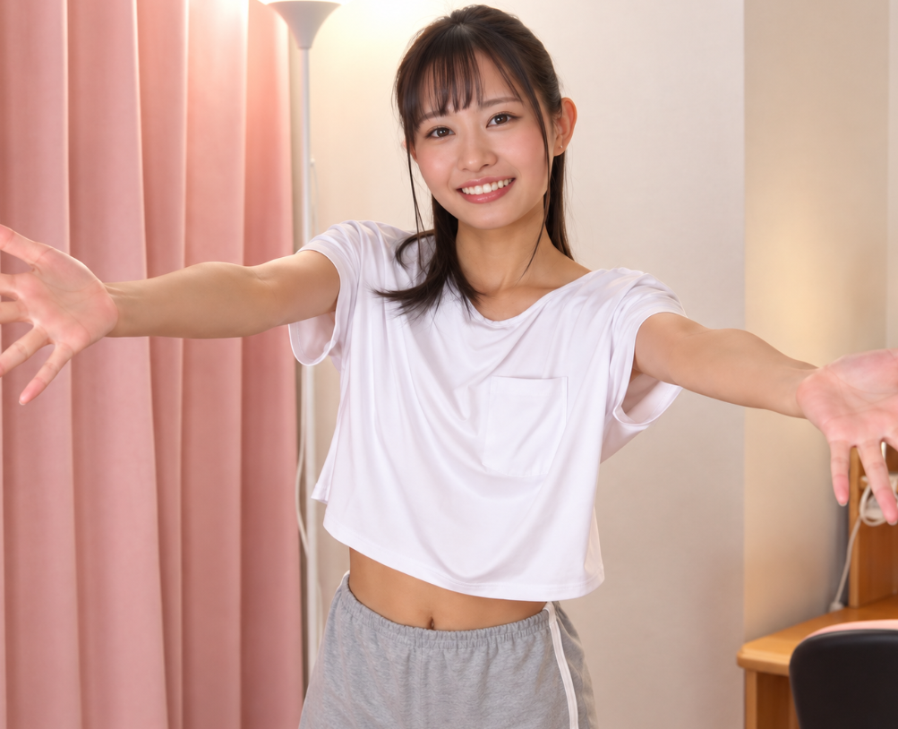 【嫁の連れ子】「もっと自分の体を大事にしなさい！」言葉と裏腹に若いJKに密着され近親相姦行為されるロリ顔ギャル風美少女