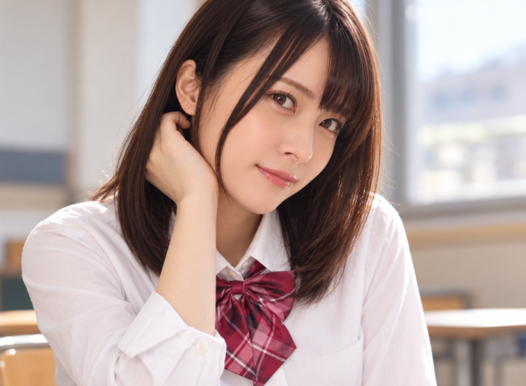 【貧乳な女子校生】「センセはもう私だけのものだからね！♡」ミニスカ制服の清楚風なロリ顔が可愛い美少女ギャルJKが教員とエロ行為